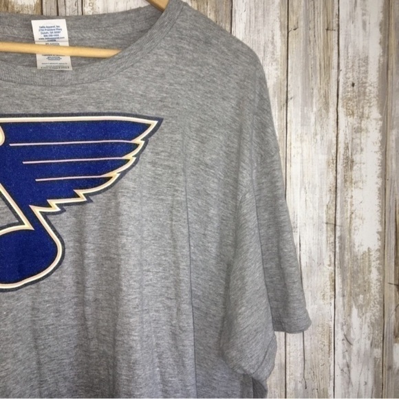 NHL Fanatics St. Louis Blues Grey Tee - Picture 2 of 5